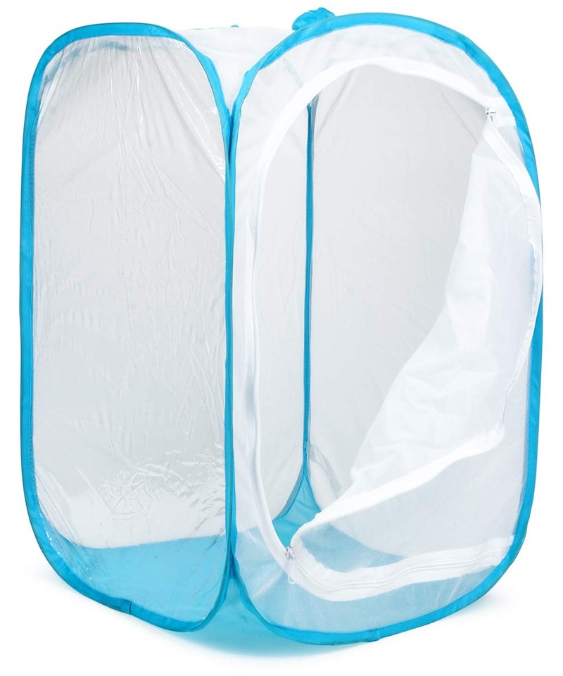 RESTCLOUD 36" Large Monarch Butterfly Habitat, Giant Collapsible Insect Mesh Cage Terrarium Pop-up 24 x 24 x 36 Inches - Image 2